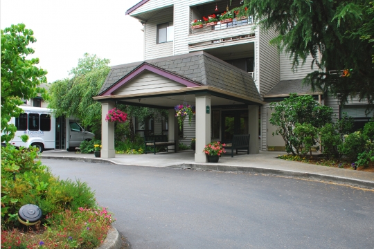 Daystar Retirement Village West Seattle Front Entrance